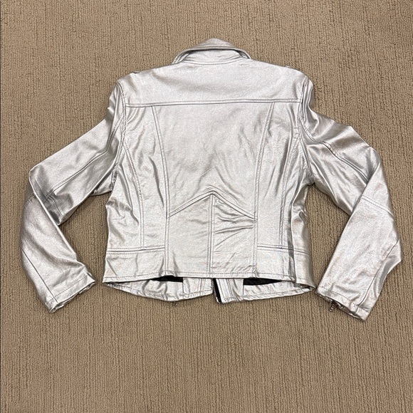 Blank NYC Silver Moto Jacket - Picture 5 of 5
